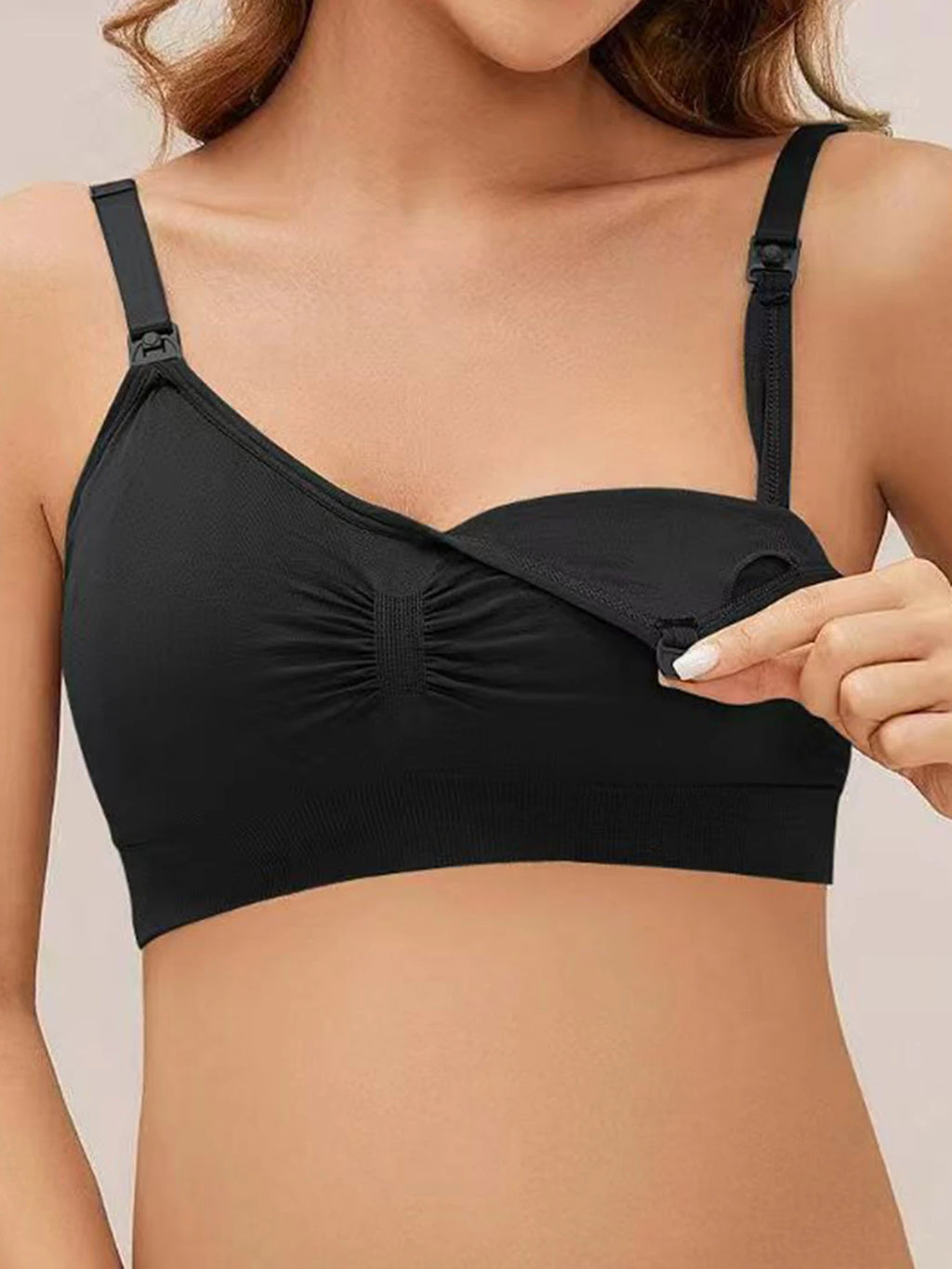 2-Pack Front Buckle Maternity Nursing Bra