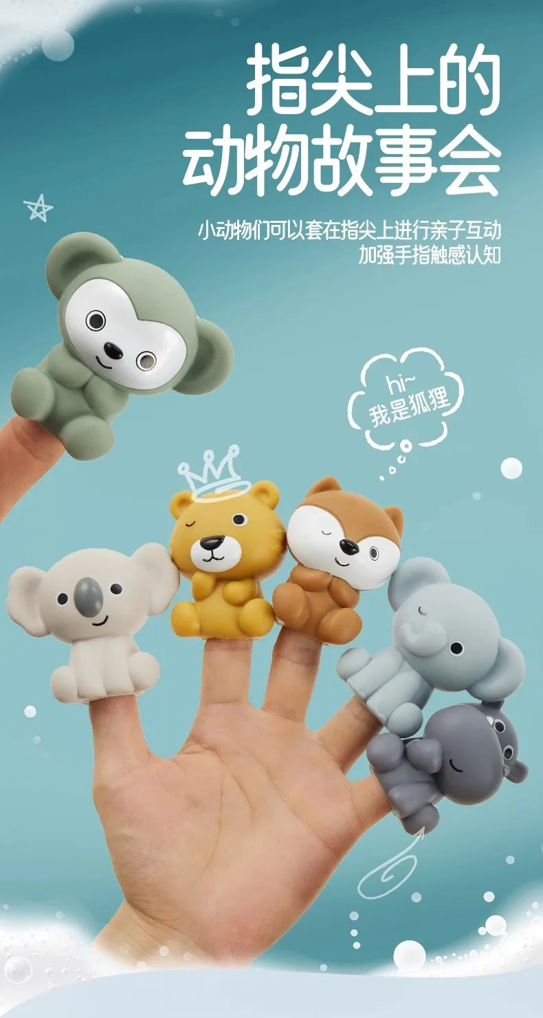 Silicone Baby Bath Toys Set - Sensory Water Play for Bathtub, Pool & Shower, Encourages Toddler Pretend Play and Early Developme