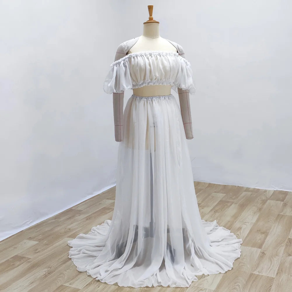Maternity Gown Two Piece