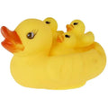 4pcs Rubber Duck Family Squeak Ducks Baby Shower Toy Float Bathtub Yellow Duck Toy Gift for Toddlers Boys Girls Kids Birthday