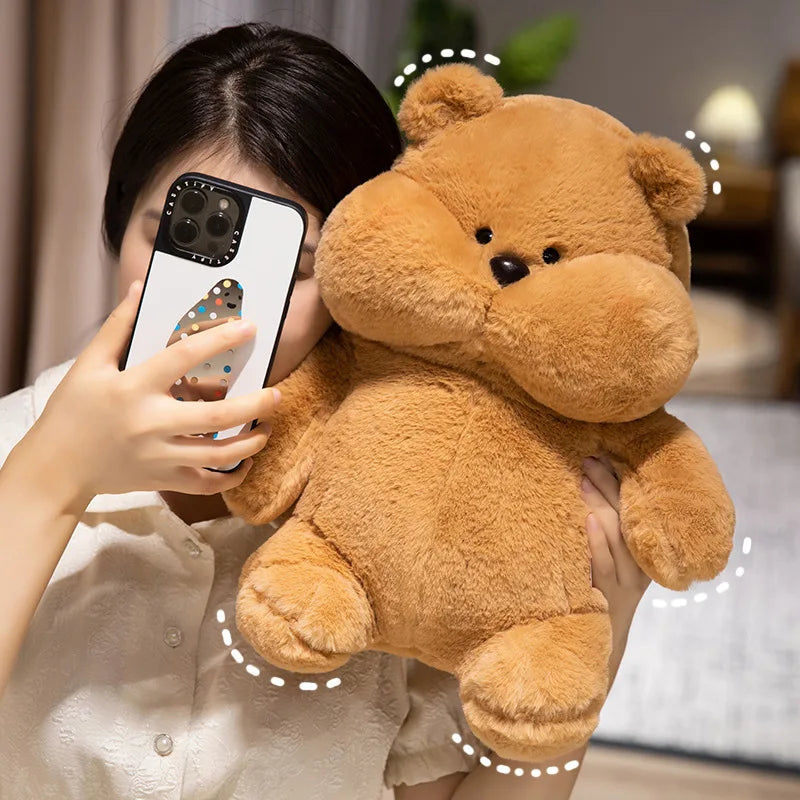 Cartoon Cute Series Pink Rabbit Duck Bear Plush Toys Bear Soft Dolls  Animal Stuffed Plush Birthday Gifts For Girls