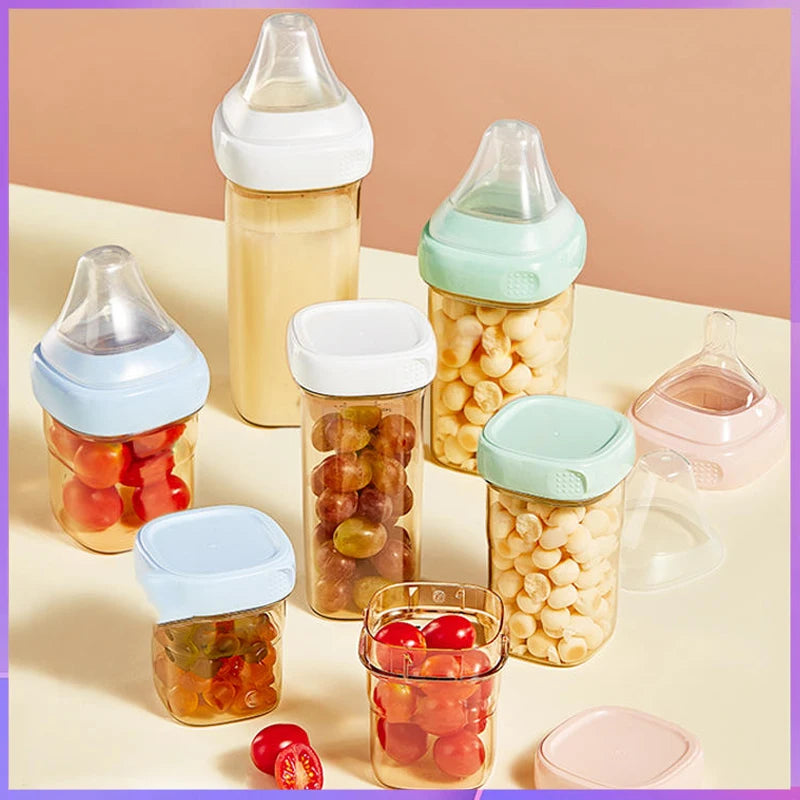 Suitable for hegen bottle accessories, storage box cover/cup cover/handle/dust cover+bottle collar/straw/square bottle universal