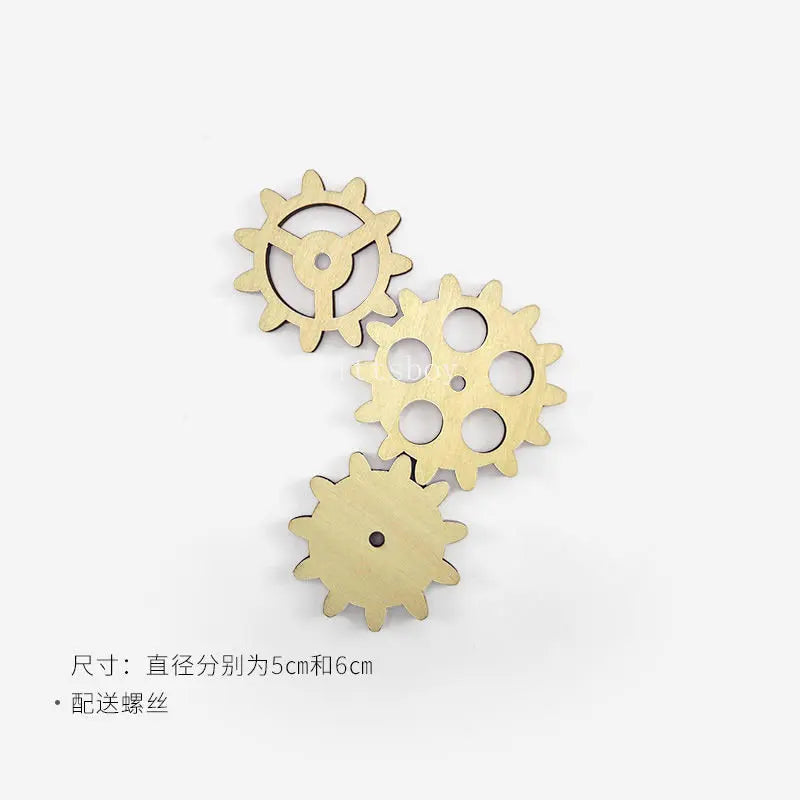 DIY Montessori Busy Board Accessory Wooden Hourglass Gear Skidway Puzzle Toy MB01 For Children