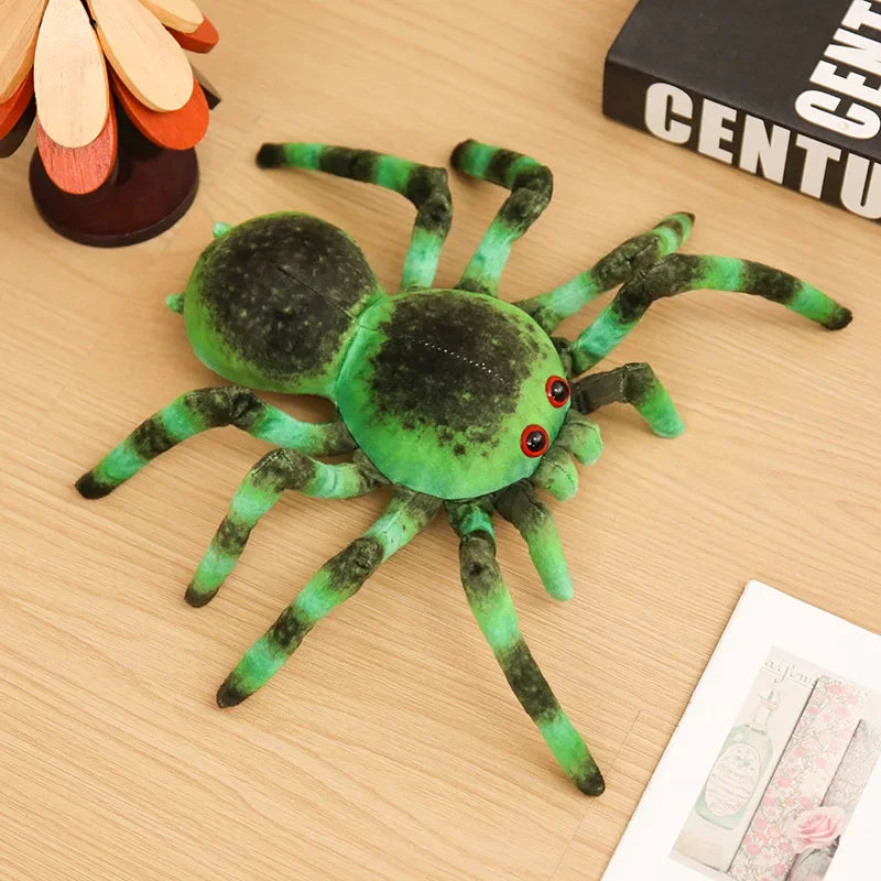 Nice Realistic Tarantula Spider Plush Toy 7 Styles Spooky Stuffed Animal Doll Forhalloween Decor, Prank Gifts And Party Favors