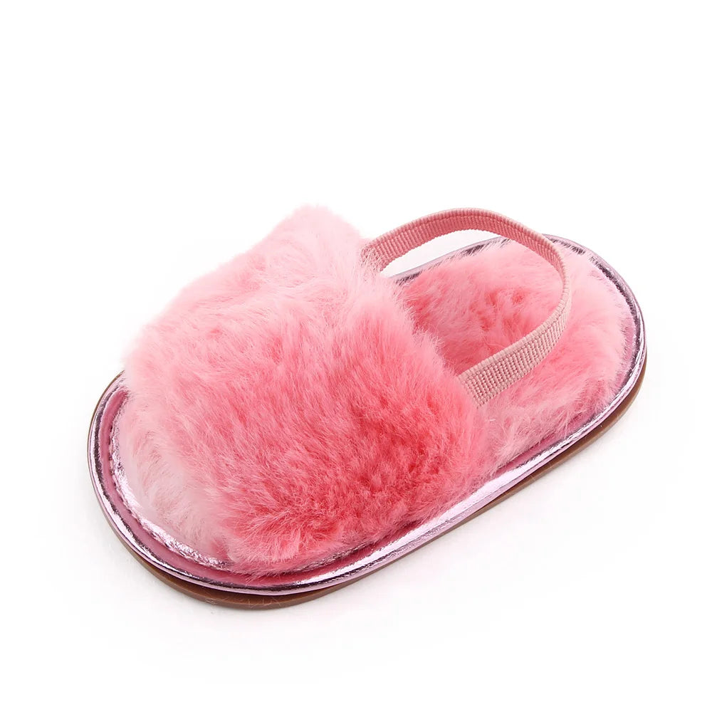 Baby Winter Soft Slipper For 0 To 18 Months Non Slip Plush Warm Shoes For Boys And Girls Model 2024
