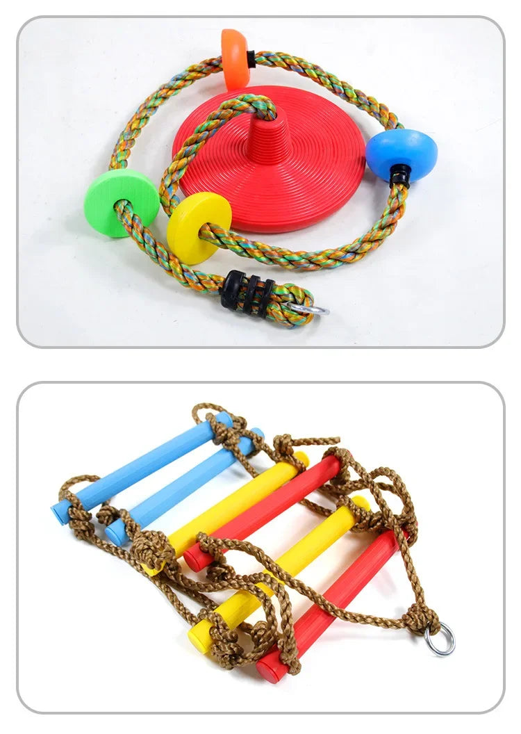 Children's Swing PE Circular Mountaineering Rope Children's Hanging Rope Outdoor Swing Indoor Circular Tree Climbing Rope