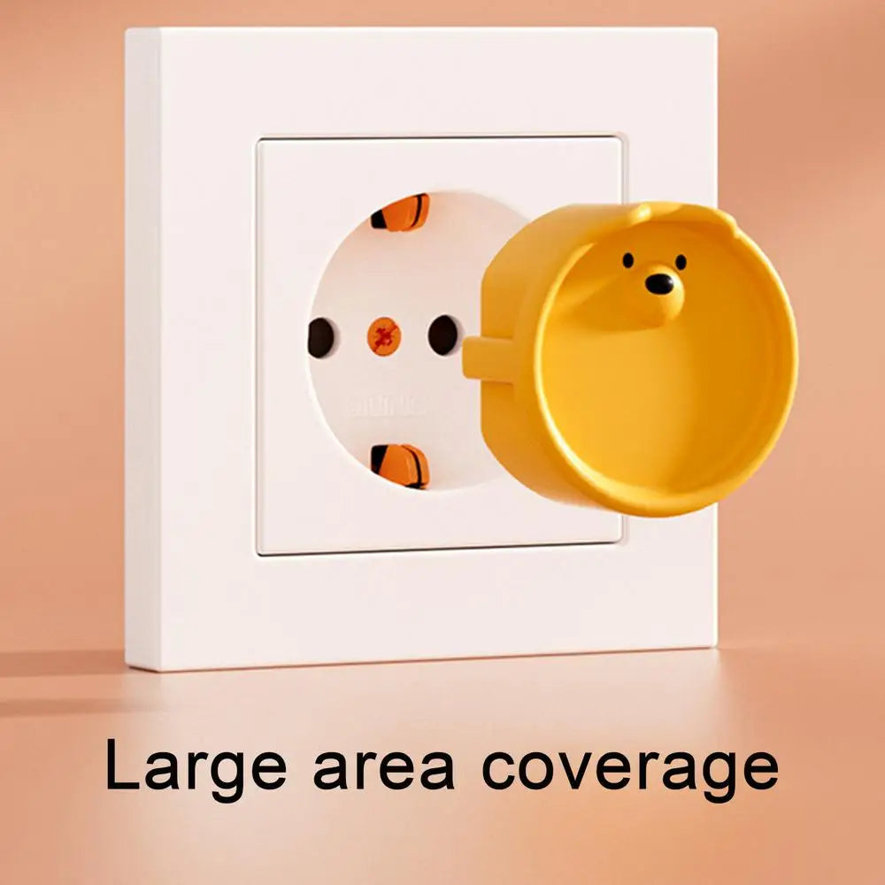 1pc EU Baby Safety Socket Covers silicone Electrical Outlet Protectors Childproof Plug Protector for Kid Toddler Protection