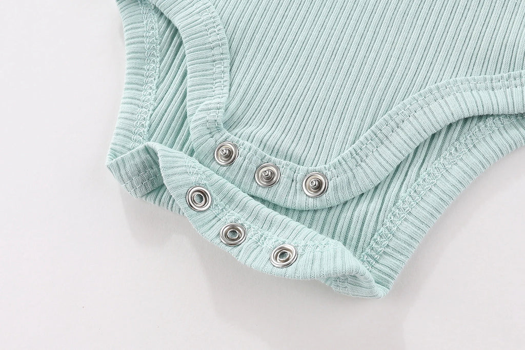 Cute Baby Boy Girl Clothing Set 5pcs Bodysuits+5pcs Pants Unisex Newborn Outfits Spring Summer Infant Outdoor Clothes