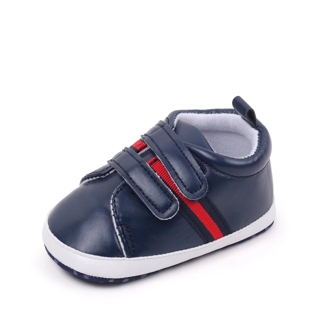 2025 Spring and Autumn Baby Boys Girls First Walking Indoor Outdoor Toddler Shoes Casual Sports Design PU Leather For 0-18M