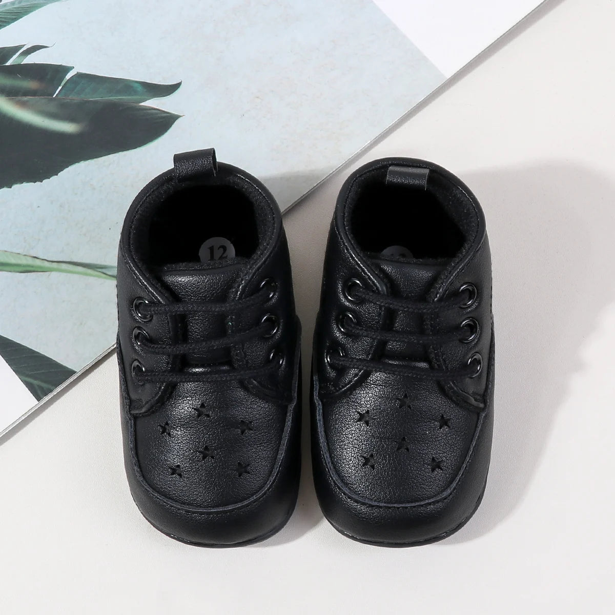 Baby Retro Leather Shoes Boy Girl Shoes Toddler Rubber Sole Anti-slip First Walkers Newborn Infant Moccasins Baby Crib Shoes