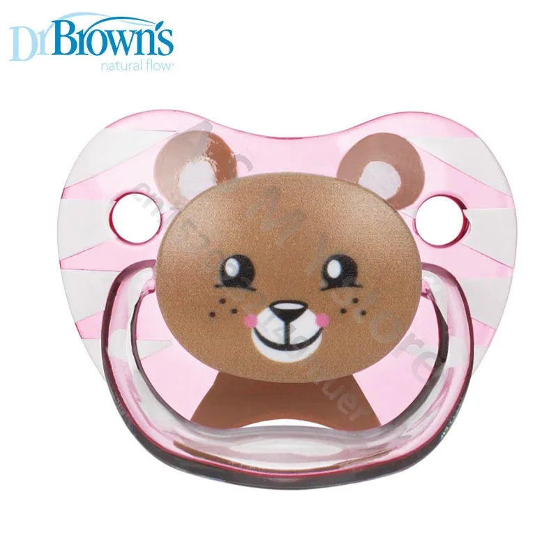 Dr. Brown's Silicone Pacifier For Newborns 0-18 Months Soft Silicone Pacifier For Gentle Soothing