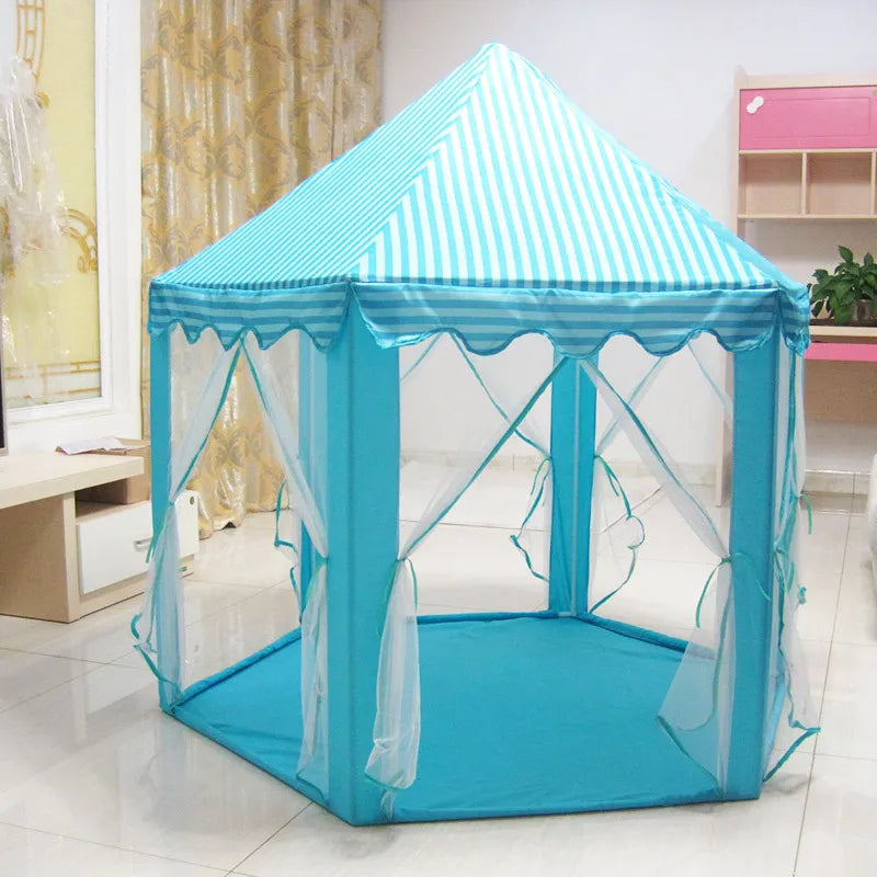 Large Kids Play Tent Princess Castle for Indoor and Outdoor Games Children Playhouse Ball Pit for Toddler