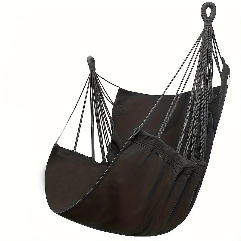 Leisure Fabric Hammock Swing Chair with Storage Bag