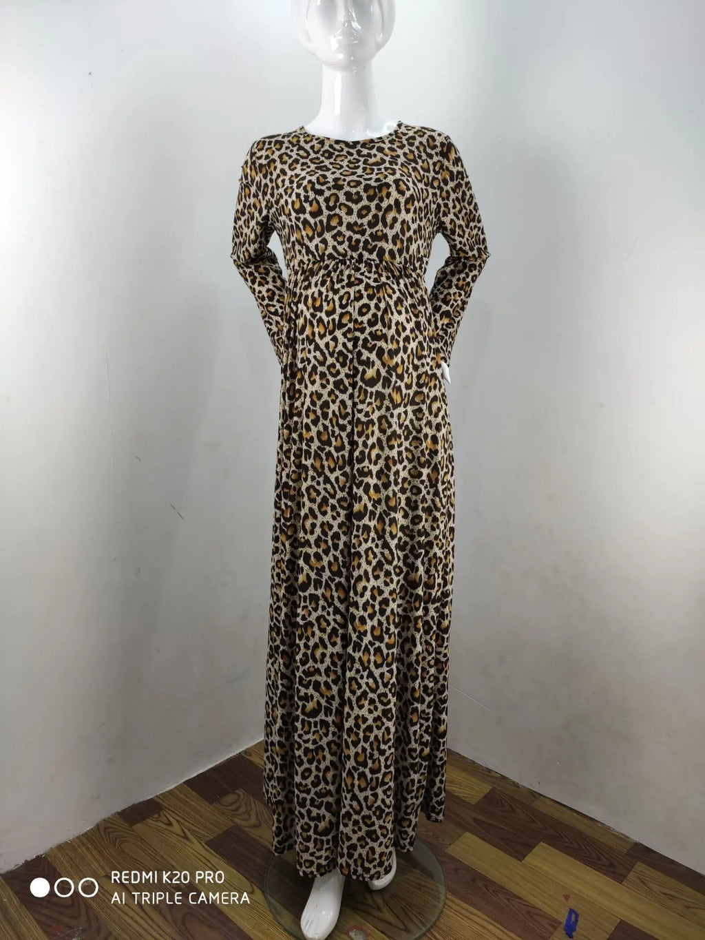 Maternity Long-sleeved Dress
