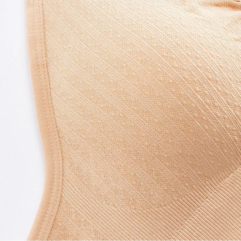 High Quality Single Handed Front Buckle Nursing Bra Breathable Women Breastfeeding Underwear Seamless Maternity Bra Push Up