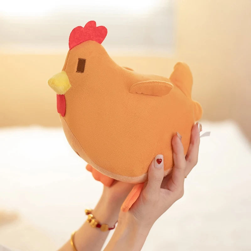 Stardew Valley Chicken Pillow Plush 20cm Soft Stuffed Animal Toy Cartoon Character Ideal for Children's Birthday Room Decor