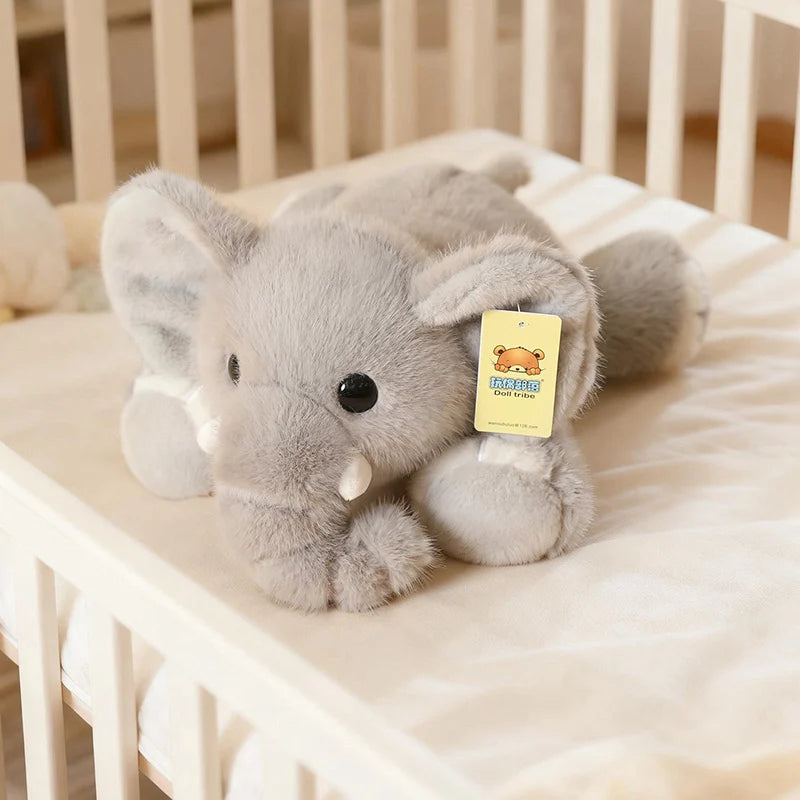Hot Stuffed Animals Elephant Plush Back Cushion Sofa Decorative Toy 30cm 45cm Soft