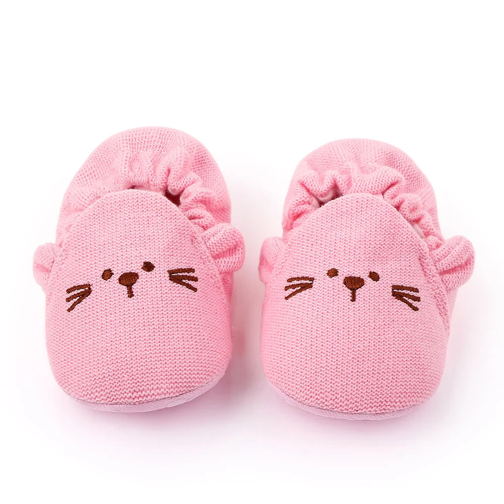 2025 Hot Selling Baby Boys And Girls First Walking Indoor Outdoor Toddler Shoes With Cute Design And High Quality Cotton Sole
