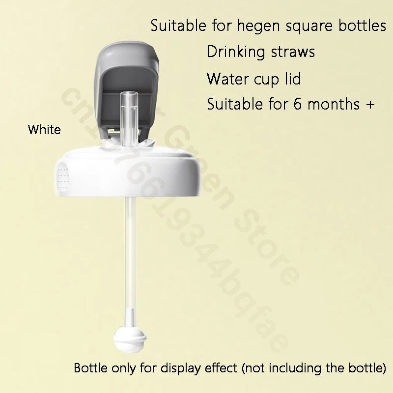 AN PEI Square Bottle Accessories For Hegen Bottles Cup Cover Handle Nipple Universal