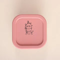 Custom Name or Pattern 1pc Food Grade Silicone Baby Food Storage Container, 510ml Leak-Proof Snack Box, School Lunch Box