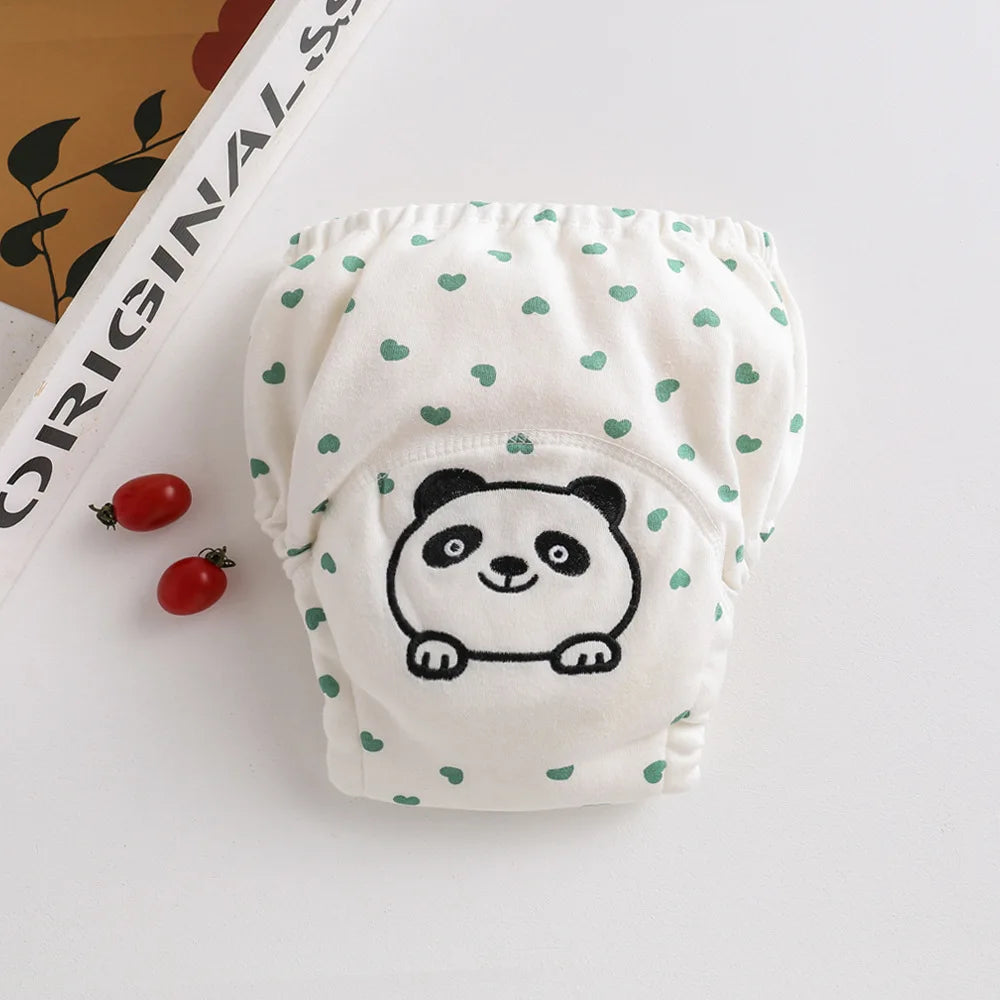 Newborn Baby Washable Reusable Cloth Nappies Grid Model Adjustable Diaper For Newborns