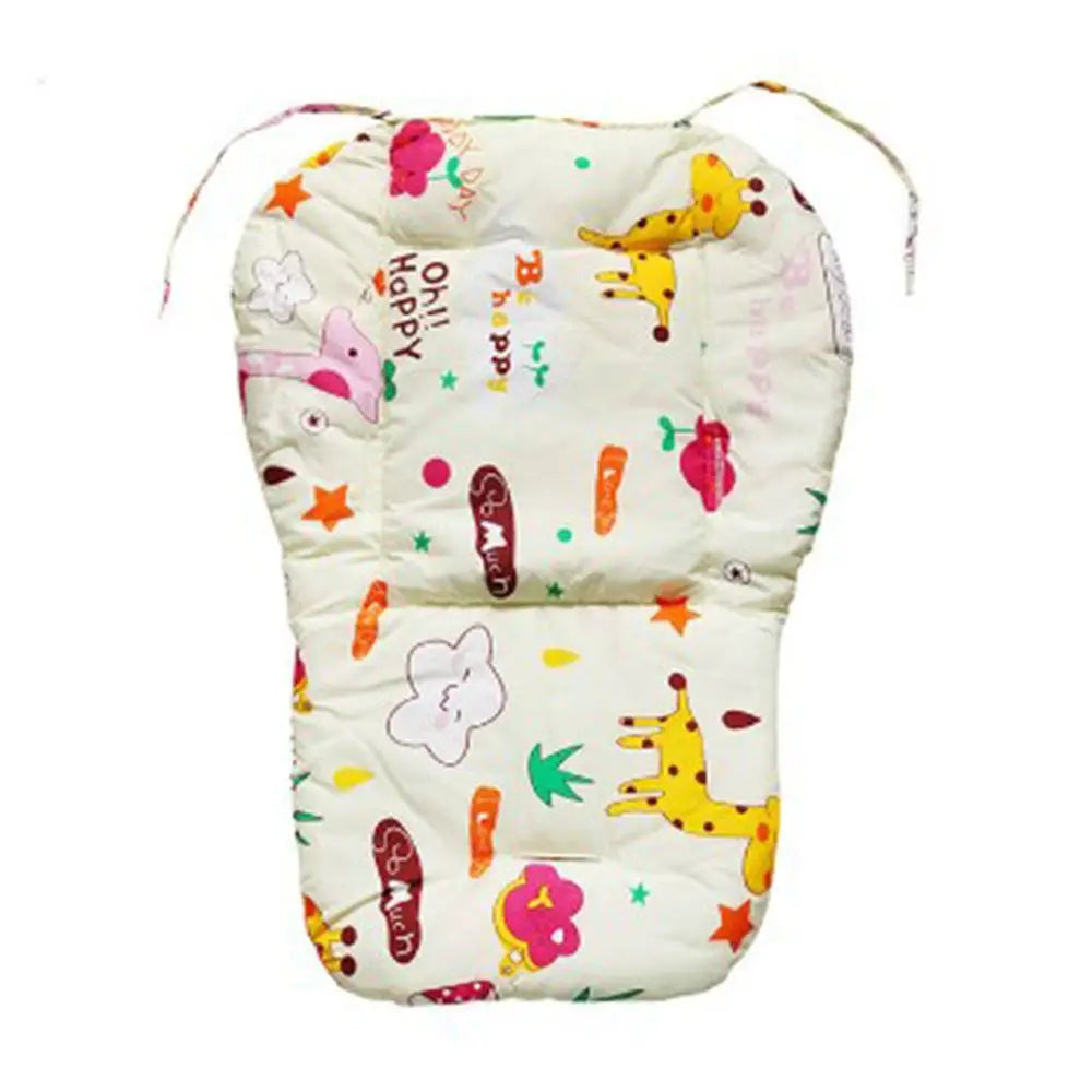 Portable Warm Thick Car Seat Mat Baby Stroller Cushion Pad Kids Highchair Cushion Mat Booster Seats Cushion Feeding Chair Mat