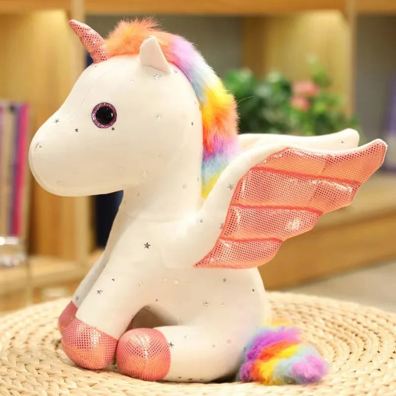 Cute Angel Unicorn Plush Toy Pillow Soft Fill Home Decoration Girl's Birthday Holiday Gift