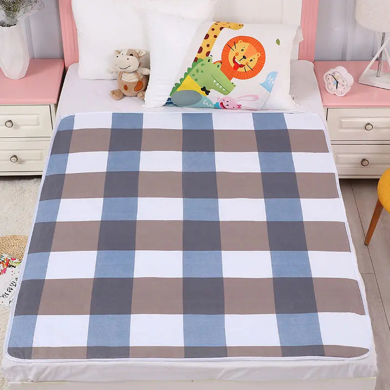 Portable Diaper Changing Pad 70x90cm Waterproof Foldable Baby Mat Bed Protector Washable