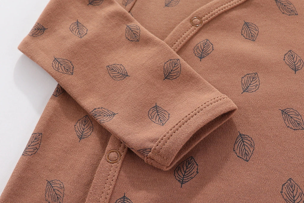8Pcs Spring Autumn Baby Boys Girls Bodysuits+Rompers Cotton Jumpsuits 0-12 Month Infant Outfits