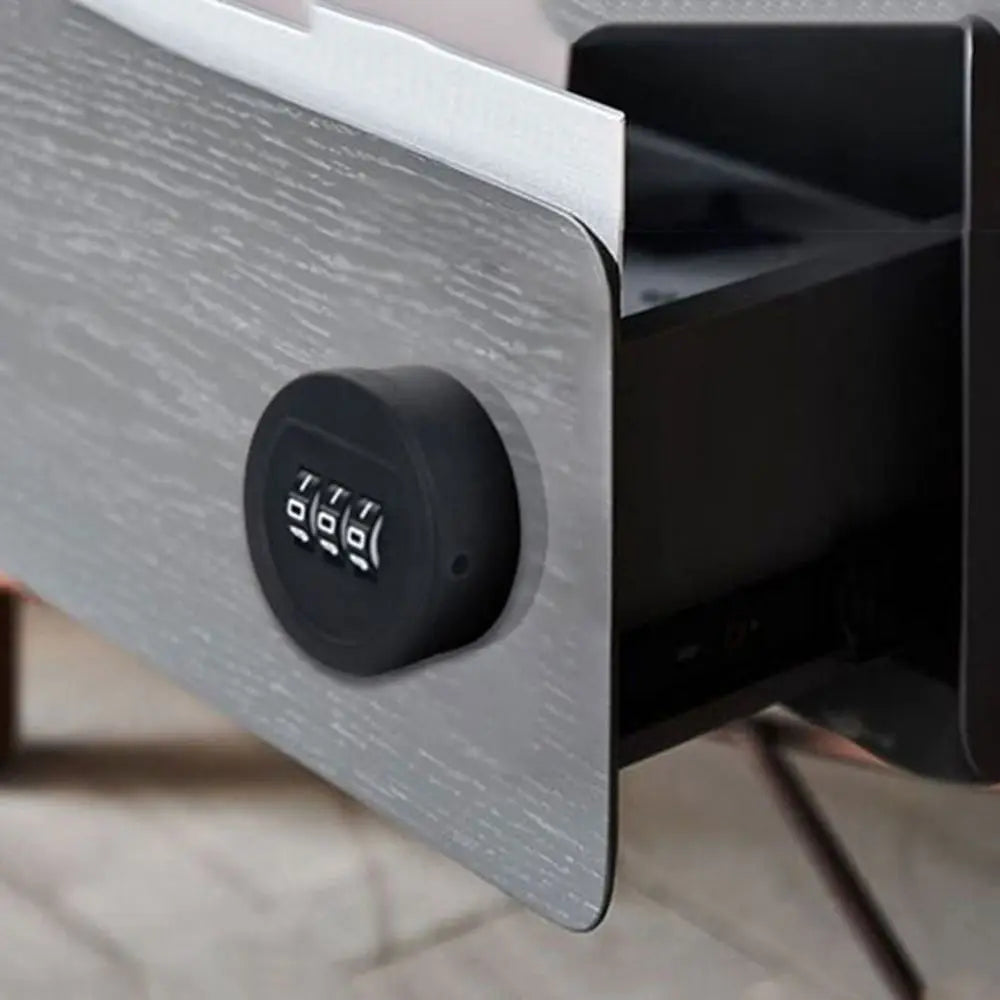 Drawer Password Lock 20/30mm Thread Length Cupboard Mailbox 3 Digital Combination Lock Anti-theft Security Furniture Hardware