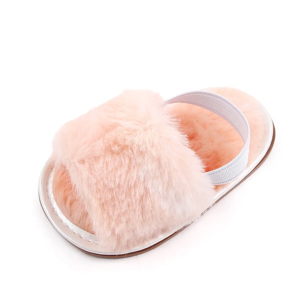 Baby Winter Soft Slipper For 0 To 18 Months Non Slip Plush Warm Shoes For Boys And Girls Model 2024