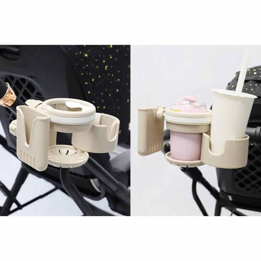 Anti-slip Baby Stroller Cup Holder Easy To Install Adjustable Kids Cup Stand Rotatable Phone Holder