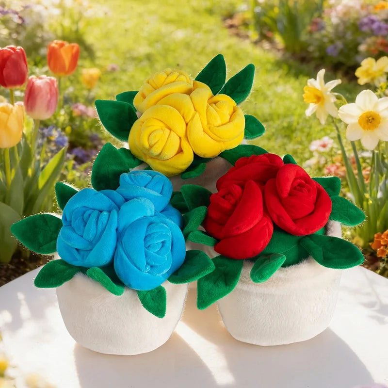 Hot 1pc 20cm Artificial Flower Plush Toy Green Plants Bloom Cactus Sunflower Soft Dolls Girls Boys Kawaii Xmas Gift Home Decor