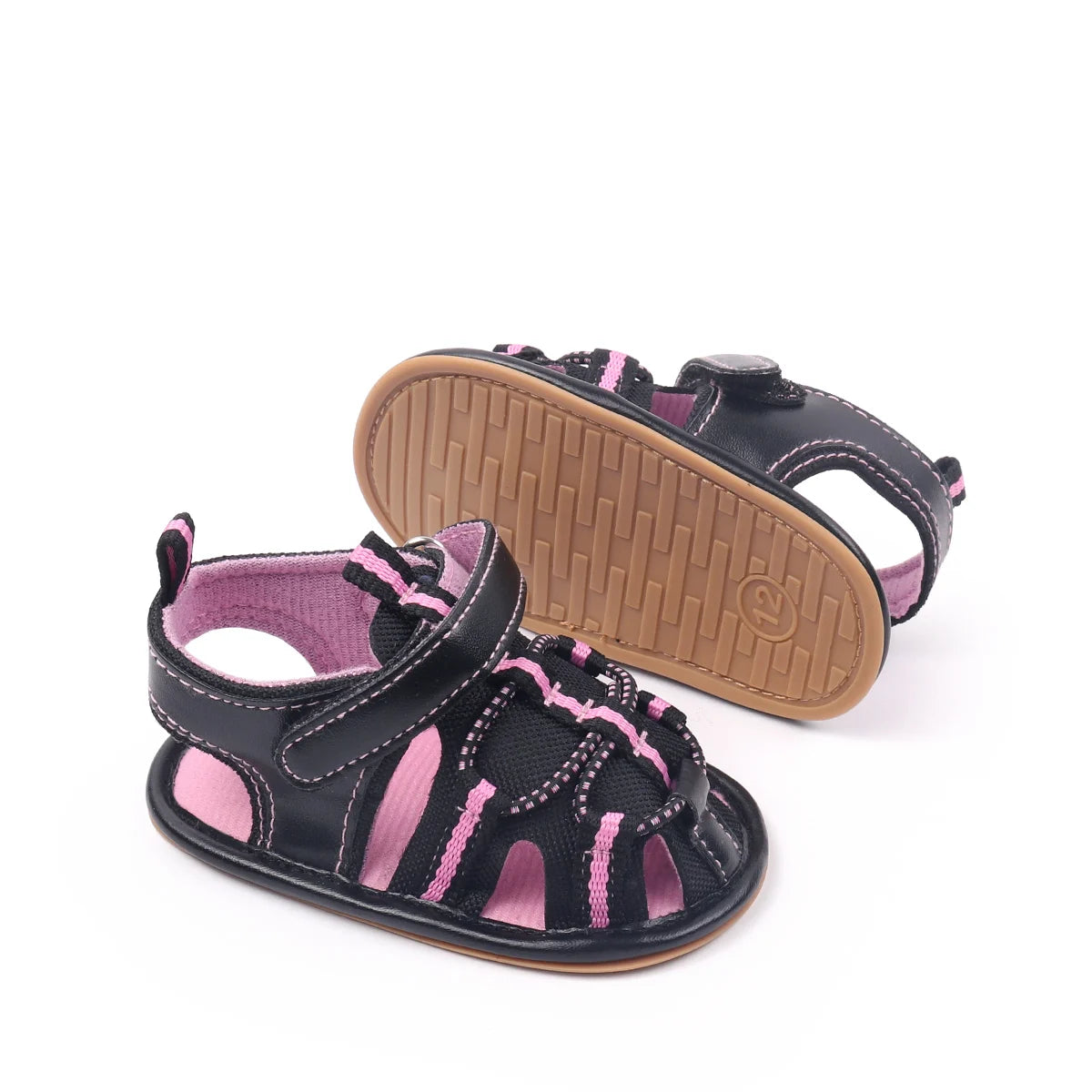 Spring And Aummer New Baby Shoes For Boys And Girls; Infant Cute Sandals With Anti-slip Rubber Soles For Llearning To Walk