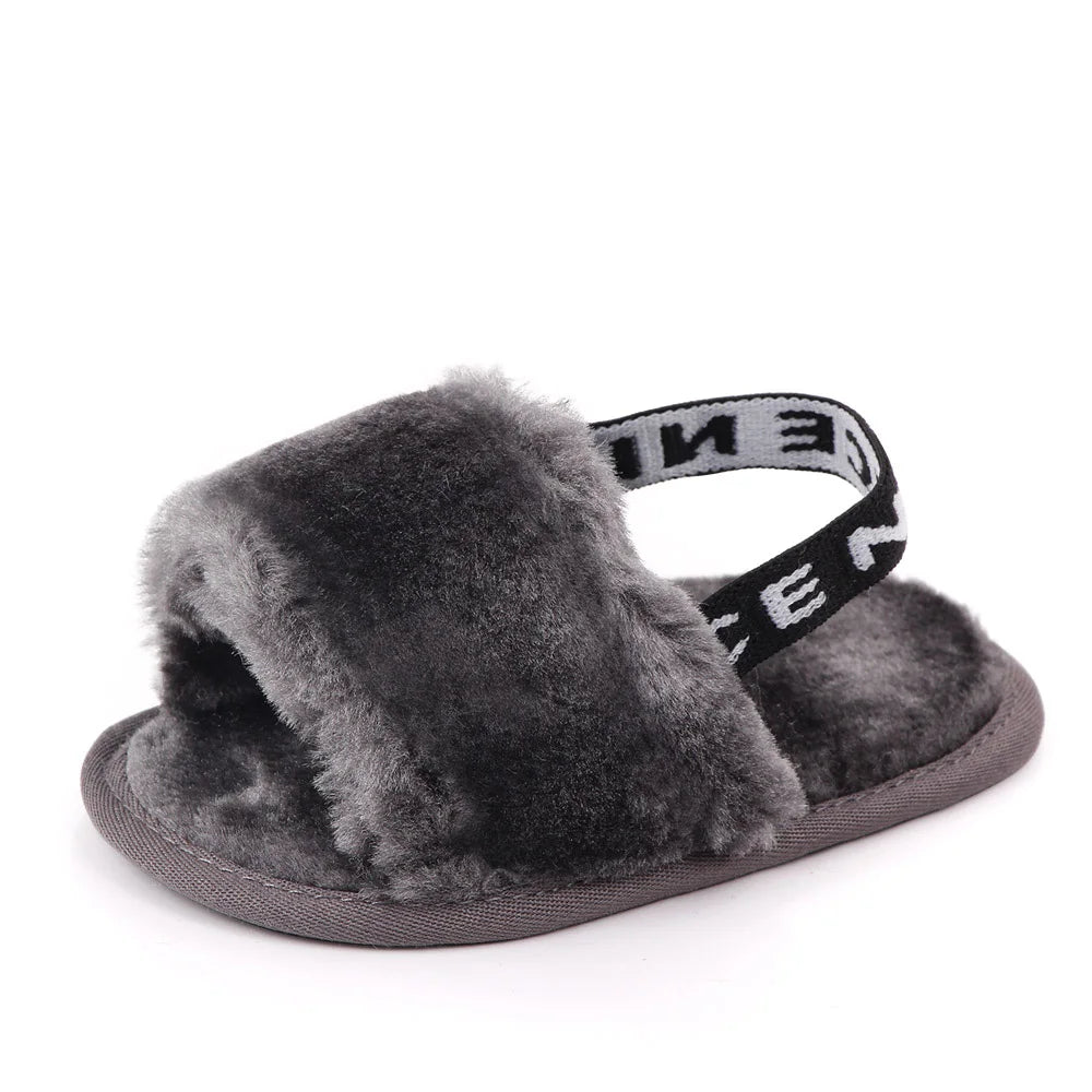 Baby Winter Soft Slipper For 0 To 18 Months Non Slip Plush Warm Shoes For Boys And Girls Model 2024