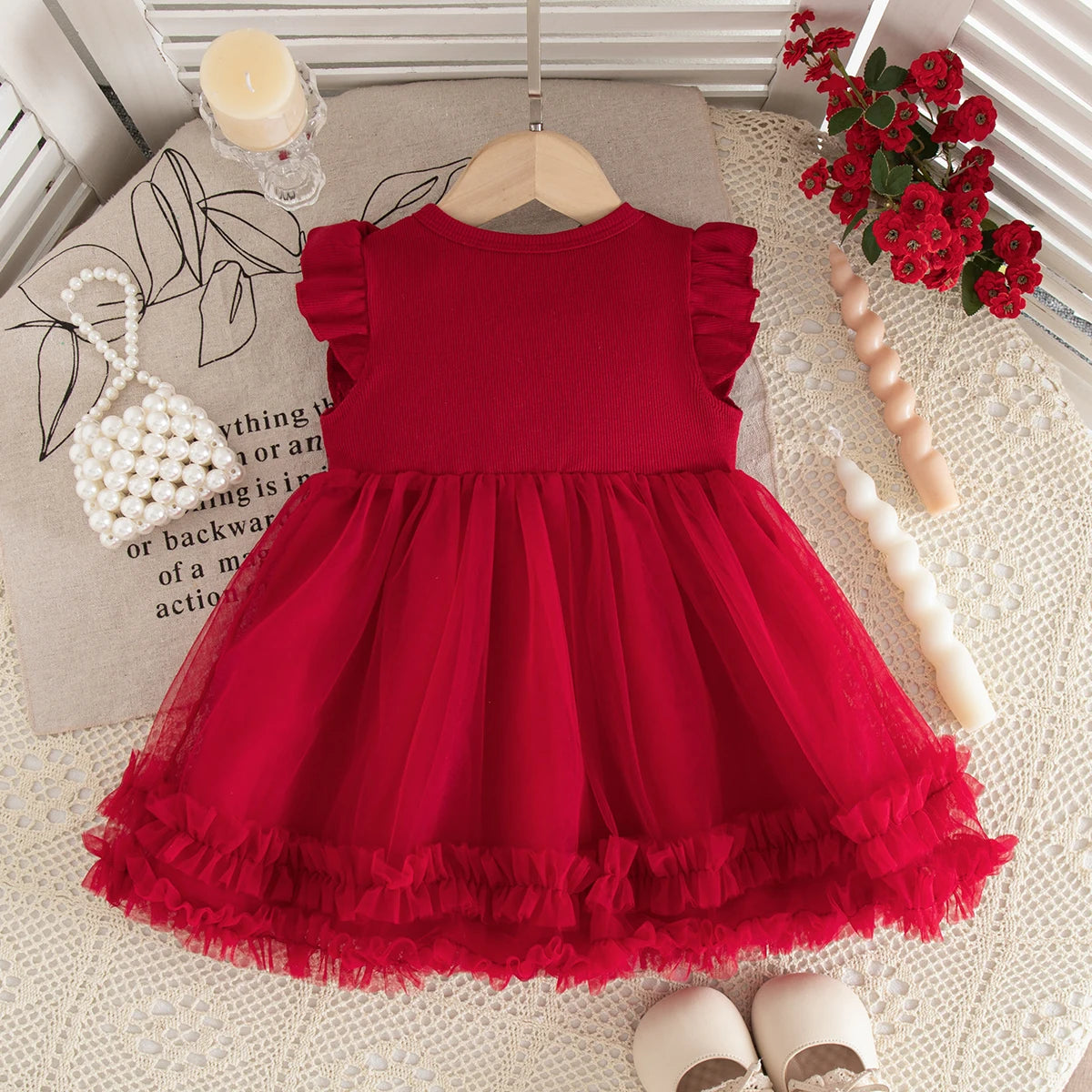 Summer Dress For Baby Girl Sweet Cute Fairy Tutu Baby Girl Birthday Party Princess Dress Children's Clothing 9 Months - 4 Years