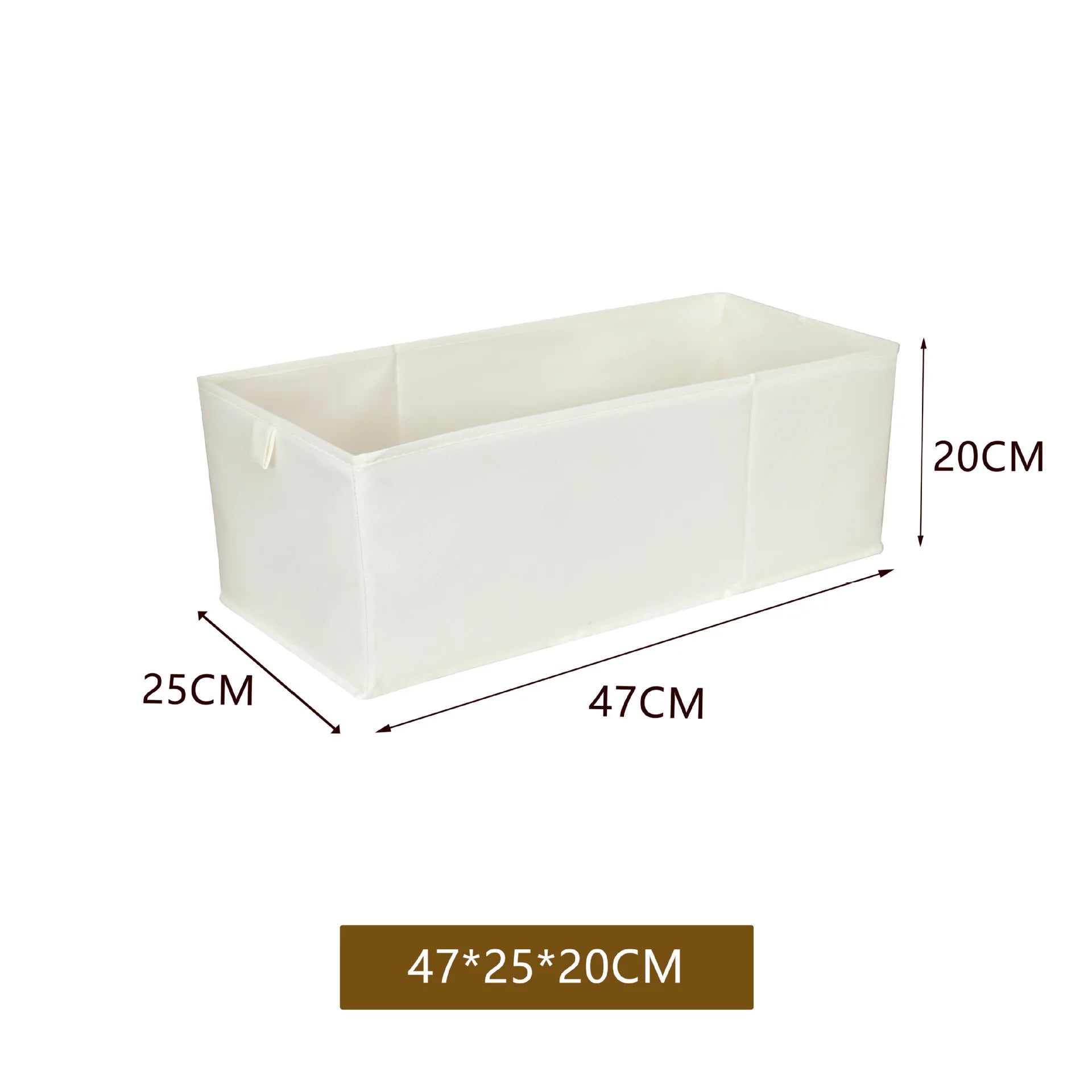 Fabric Foldable Underwear And Pants Storage Box For Cabinets And Drawers, Wardrobe Organizer, Model FFB-100