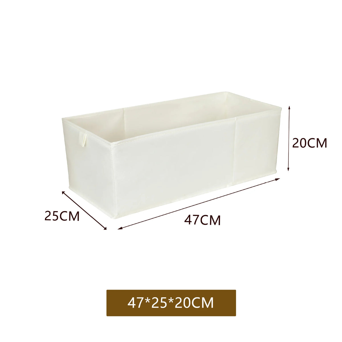 Foldable Pants Storage Box For Wardrobe Organization And Drawers Fabric Box For Cabinets