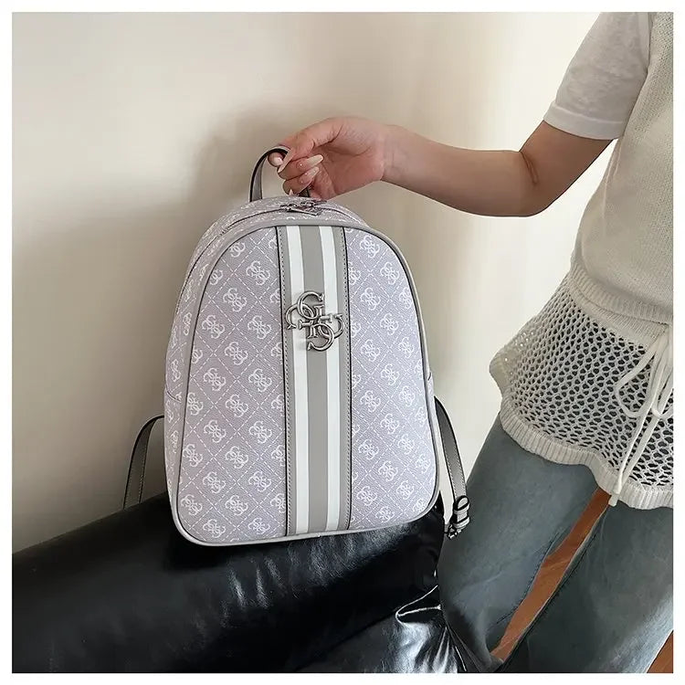 Elegant Leather Vintage Diaper Bag: Luxury Crossbody Handbag For Women With Designer Letter Logo And Large Tote Capacity