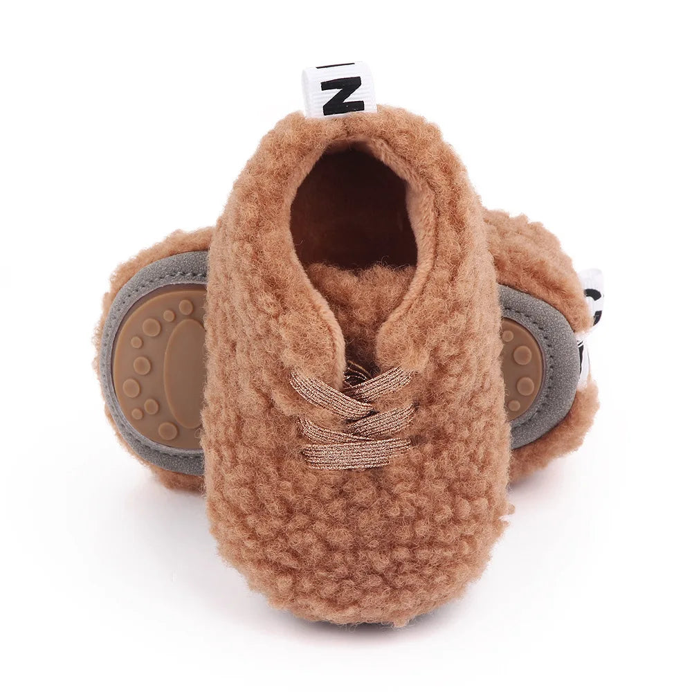 Baby Winter and Autumn Style Multiple Choices High Quality Soft Cotton Warm and Plush Toddler Shoes Anti-slip Sole Prewalking