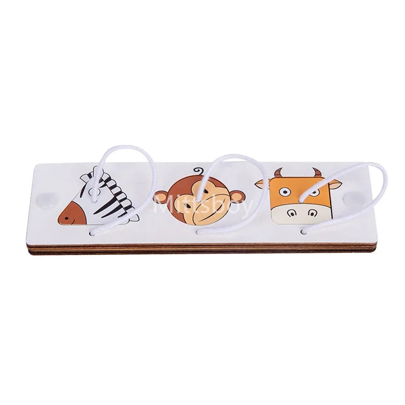 Montessori Wooden Busy Board Educational Toy With Zipper Numeric Letters Cloud Pairing Learning Gift