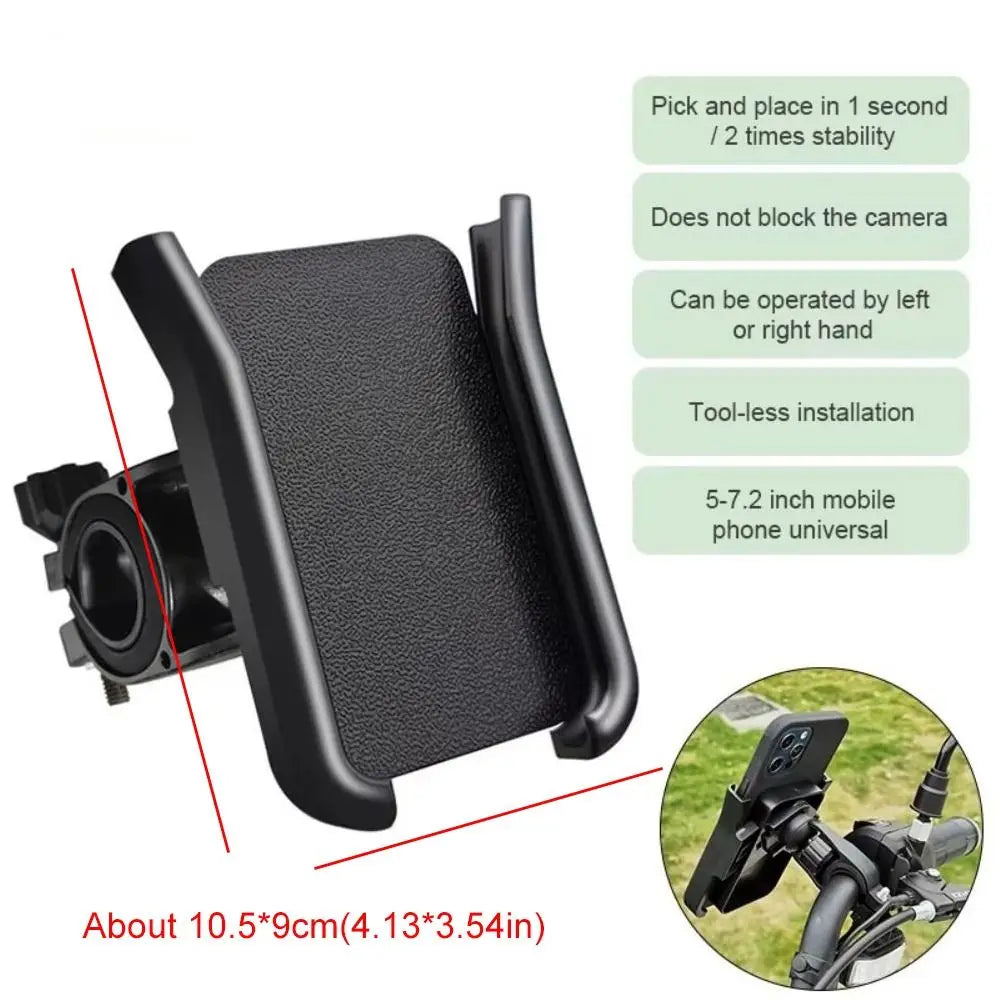 Baby Stroller Cellphone Holder 360° Rotate Handfree Phone Bracket Baby Pram Shockproof Mobile Phone Support Stroller Supplies