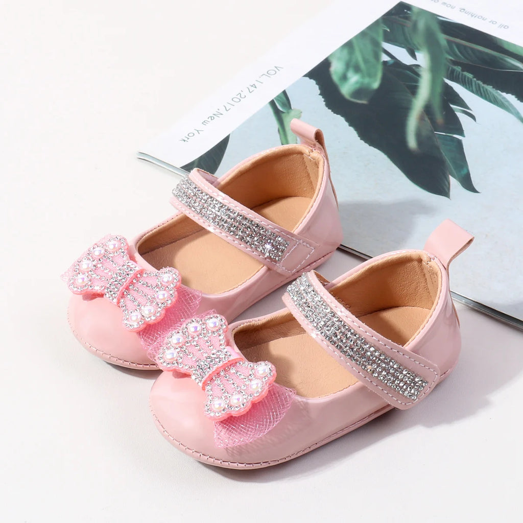 Spring/Summer New Cute Children's Shoes - 0-1 Years Old Princess Shoes, Anti-Slip Shoes, New Baby Learning Walkers