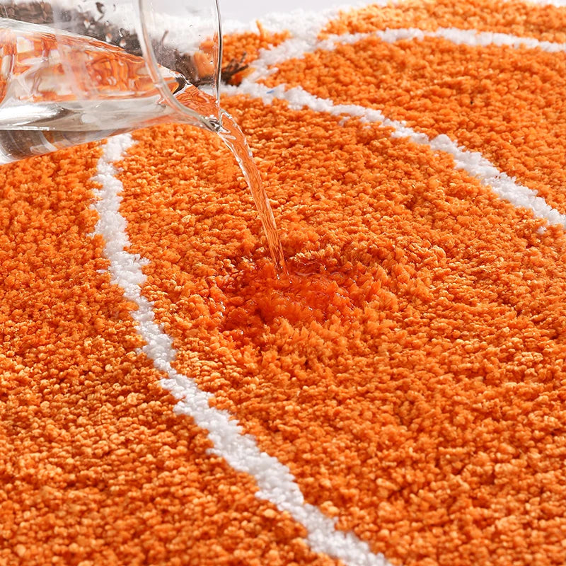 Halloween Pumpkin Velvet Rug - 60cm Anti-Slip Indoor Mat