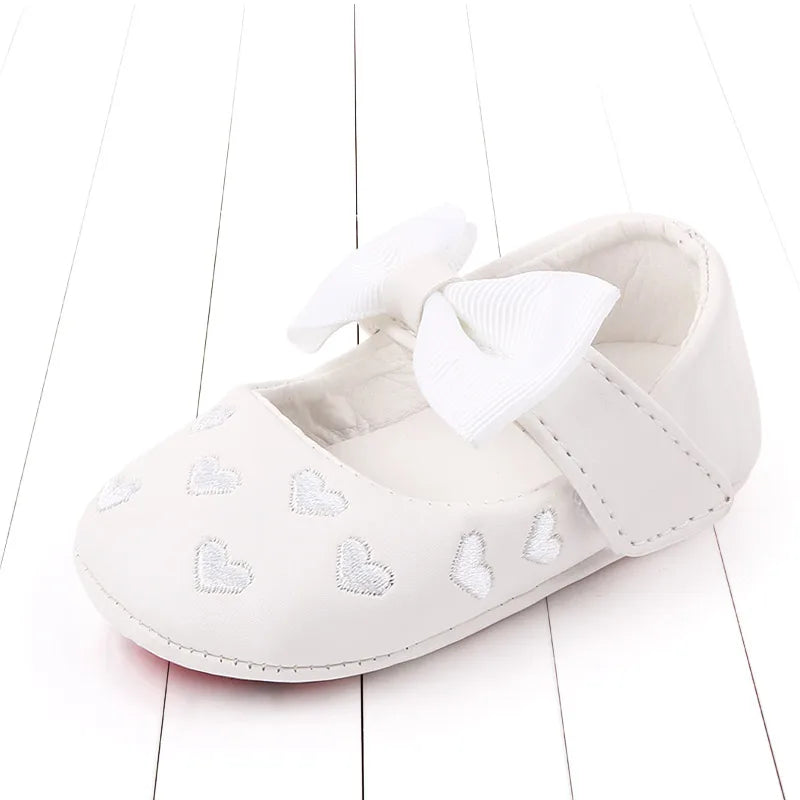 2025 Spring and Summer Baby Girl Shoes Mary Jane Cute Bowknot Sandal Soft PU and TPR Sole Anti-slip for 0-12M Baby