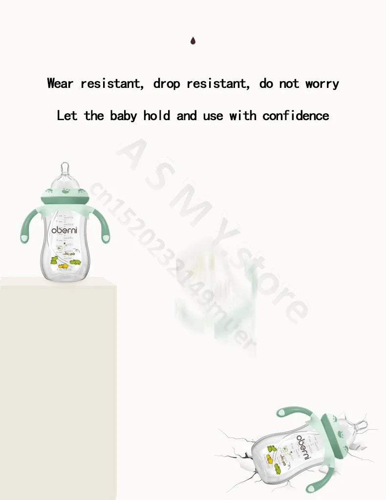 Anti-Colic Baby Bottle/Newborn Baby Bottle/270ML 330ML Large Capacity Wide Neck Bottle/Baby Drinking Cup/Baby Milk Bottle