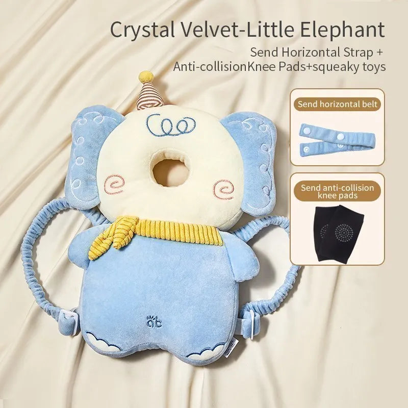 AIBEDILA Newborn Head Back Protector Pillow 33x19x6cm Learn To Walk Anti Fall Headgear