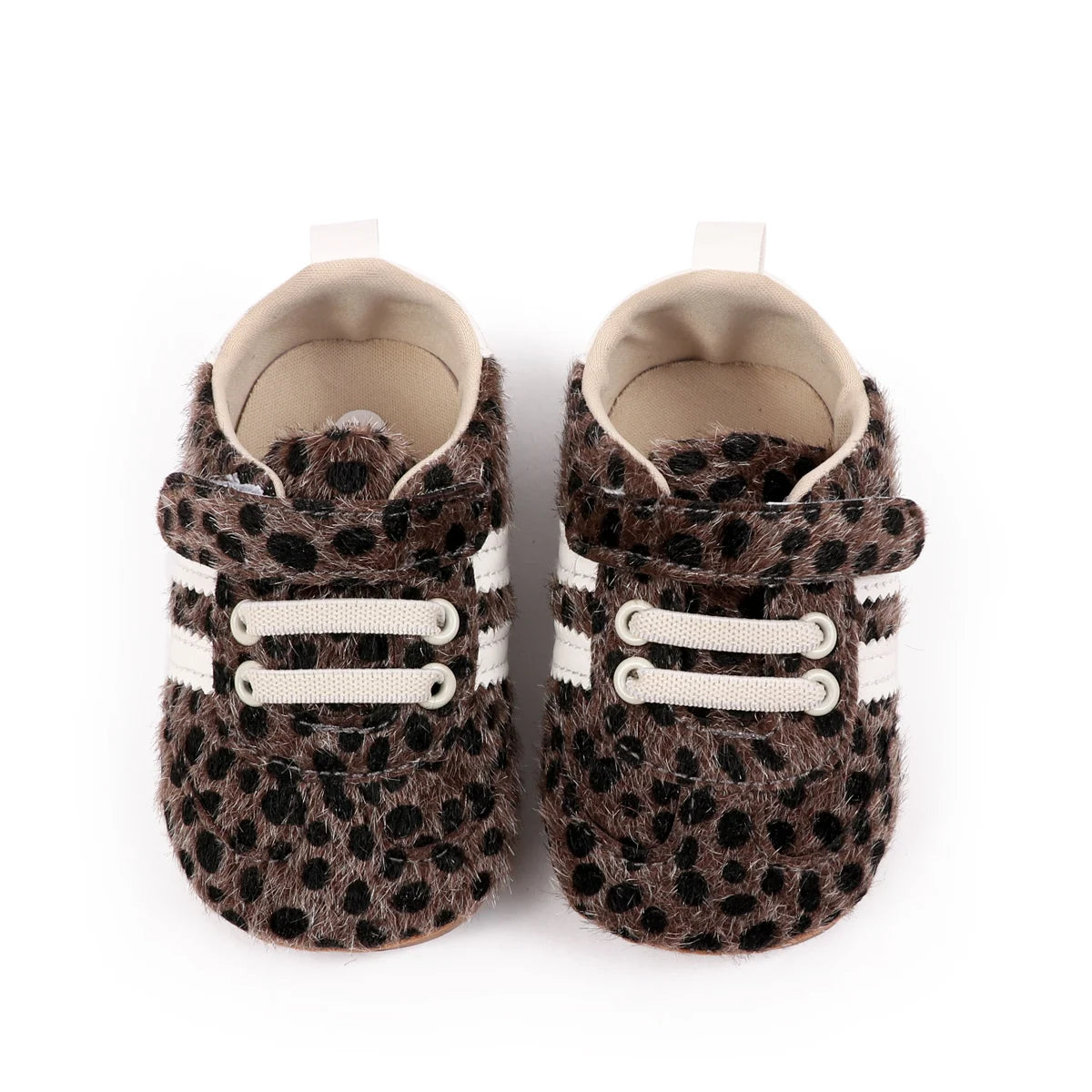 Hot Selling Baby Unisex First Walking Toddler Shoes For 0-18 Months Leopard Print Design Fashion And Comfortable High Quality
