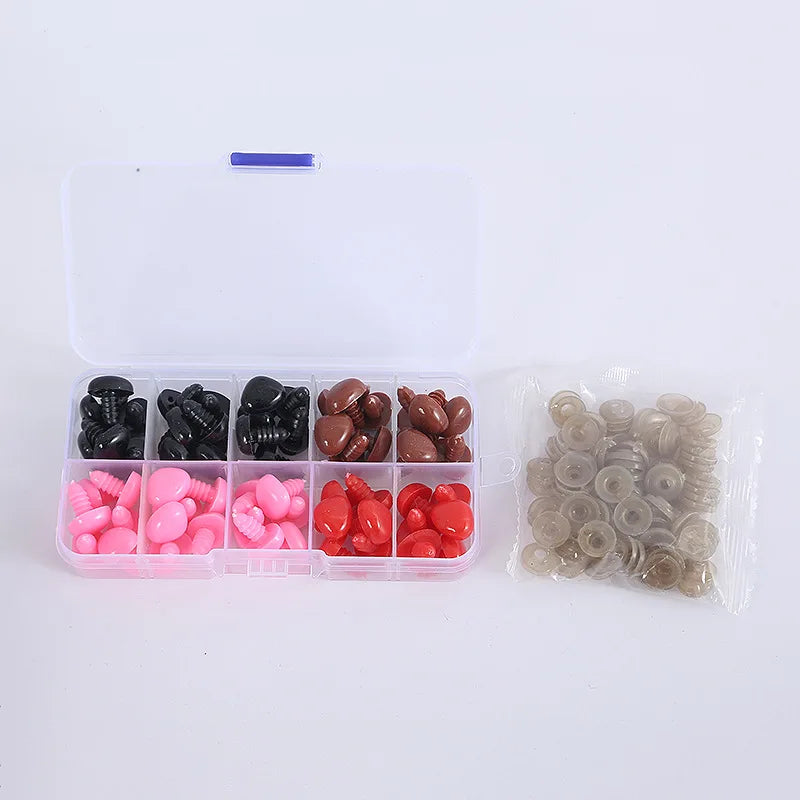 DIY Plush Toy Eye Ball Doll Accessories Eye Nose Needle Insert GlassSimulation Doll Eye Toy Dough Sculpture Food Accessories Toy