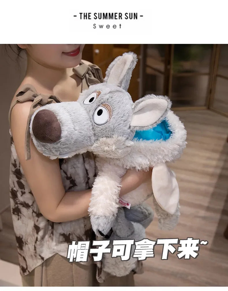 Camouflaged Wolf Plush Toy Sleepy Sheep Doll Forest Family Muppets Soft Sleep Pillow Wolf in Sheep's Clothing Birthday Gift